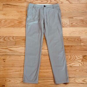 Armani Exchange Mens Chinos Beige Straight Fit Casual Dress Pants 33x32